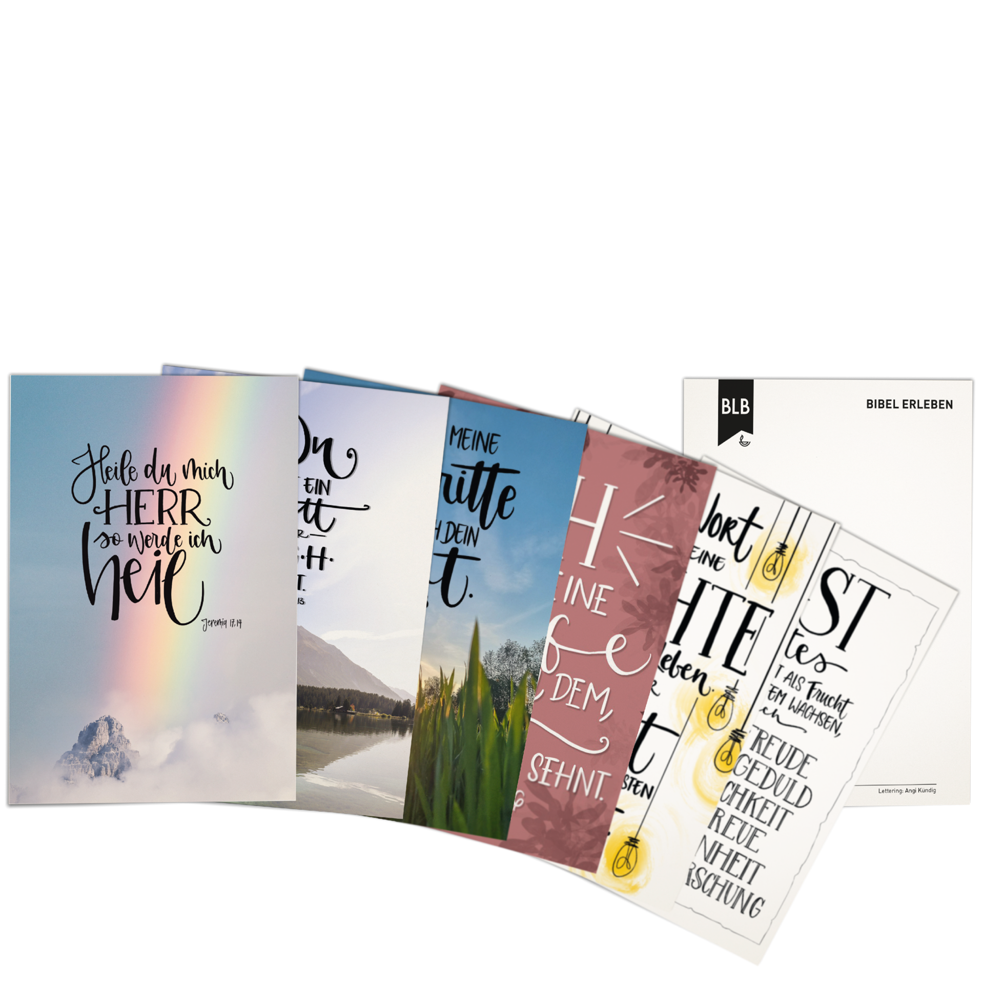 Biblelettering Postkarten-Set Biblelettering Postkarten-Set