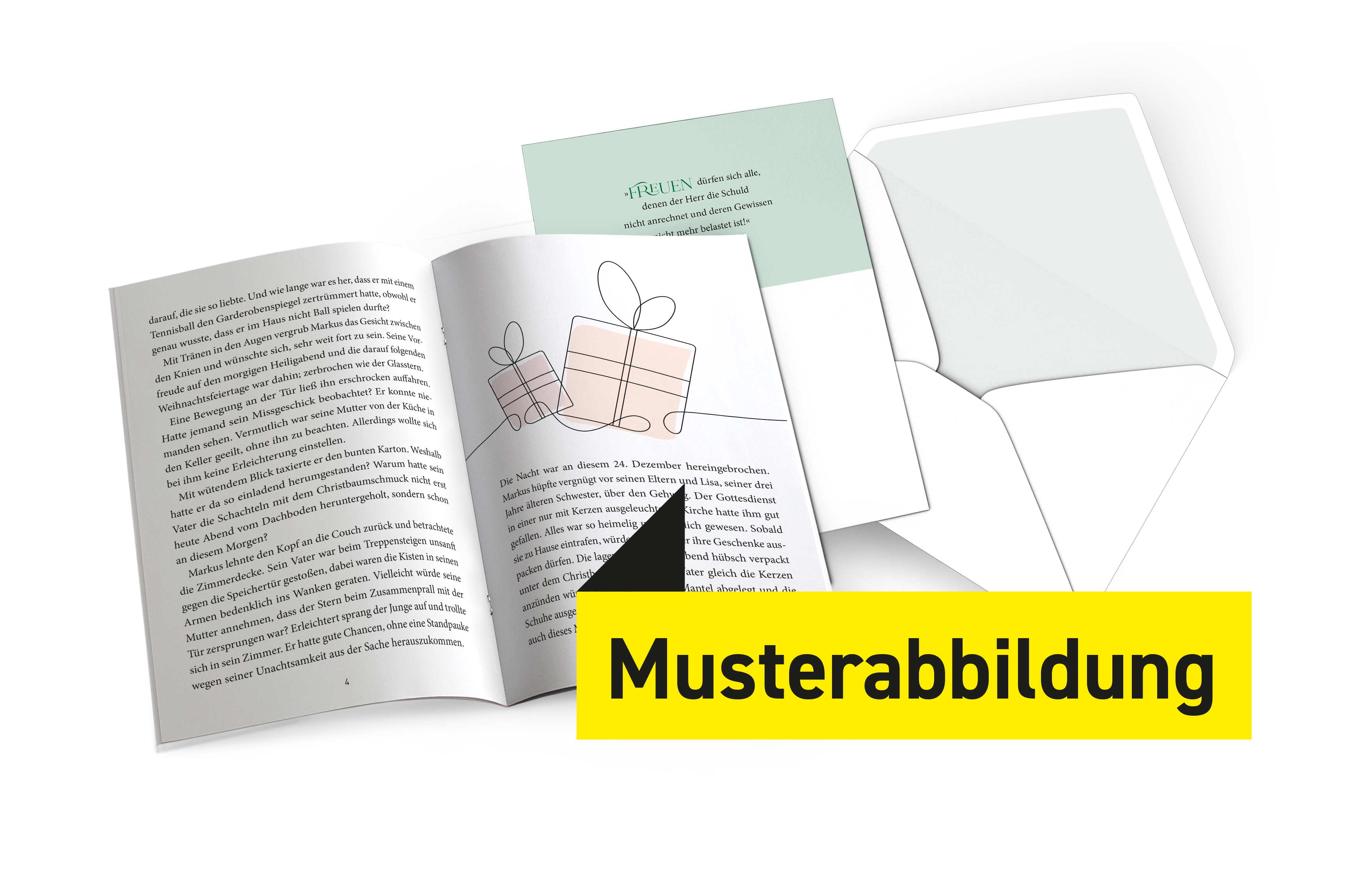 Weihnachtskarten mit Geschichte – Paket 1